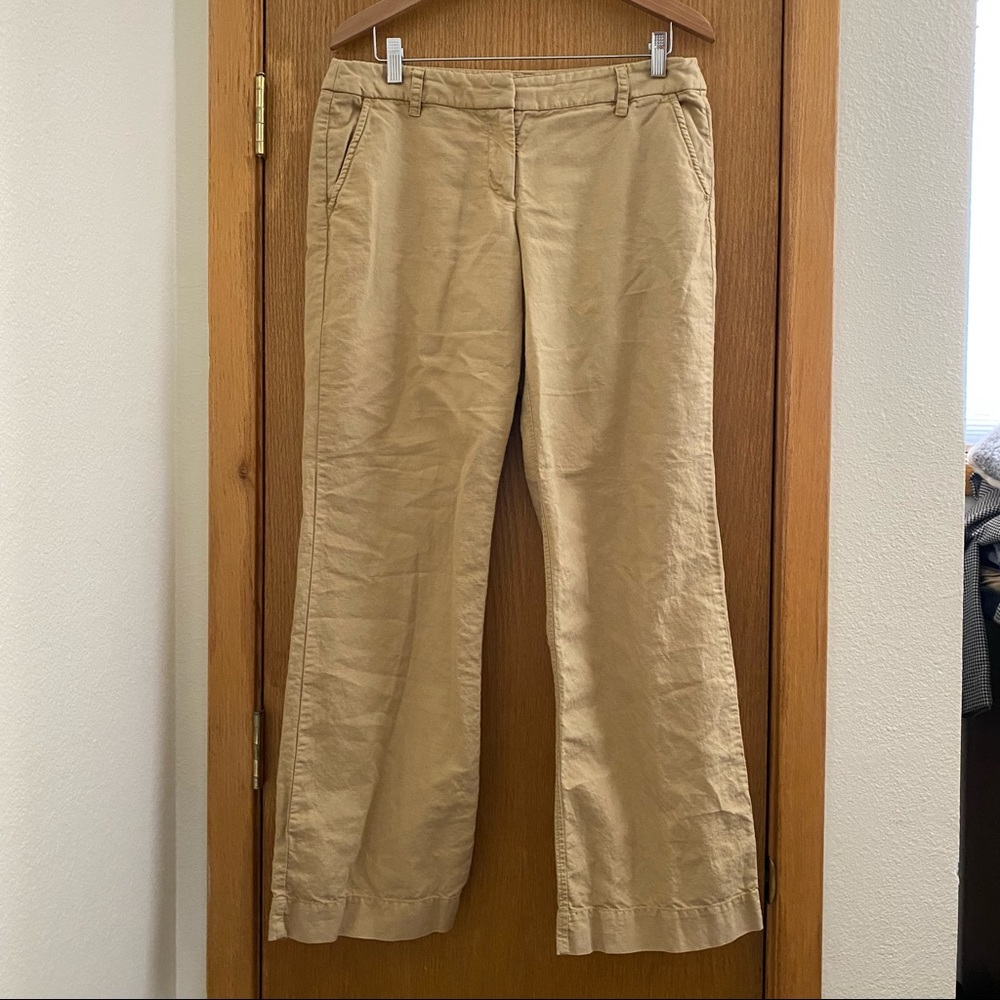 J.CREW • Linen ‘City Fit’ Pants - Size 10